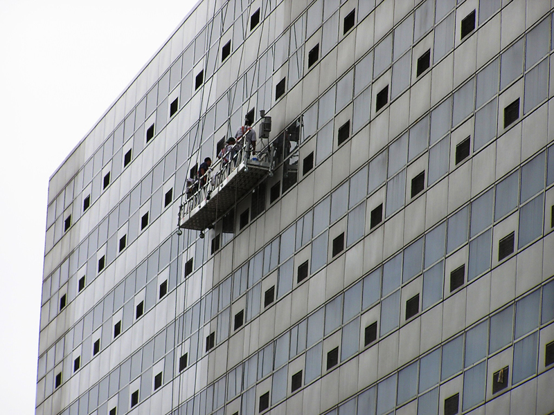 First Source Bank/ Marriott Hotel Anodized Aluminum Panel Cleaning