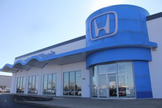 Painted composite panels at Honda