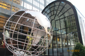Willis Tower exterior and globe