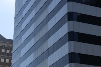 Aluminum facade at Hanley Corporate Tower